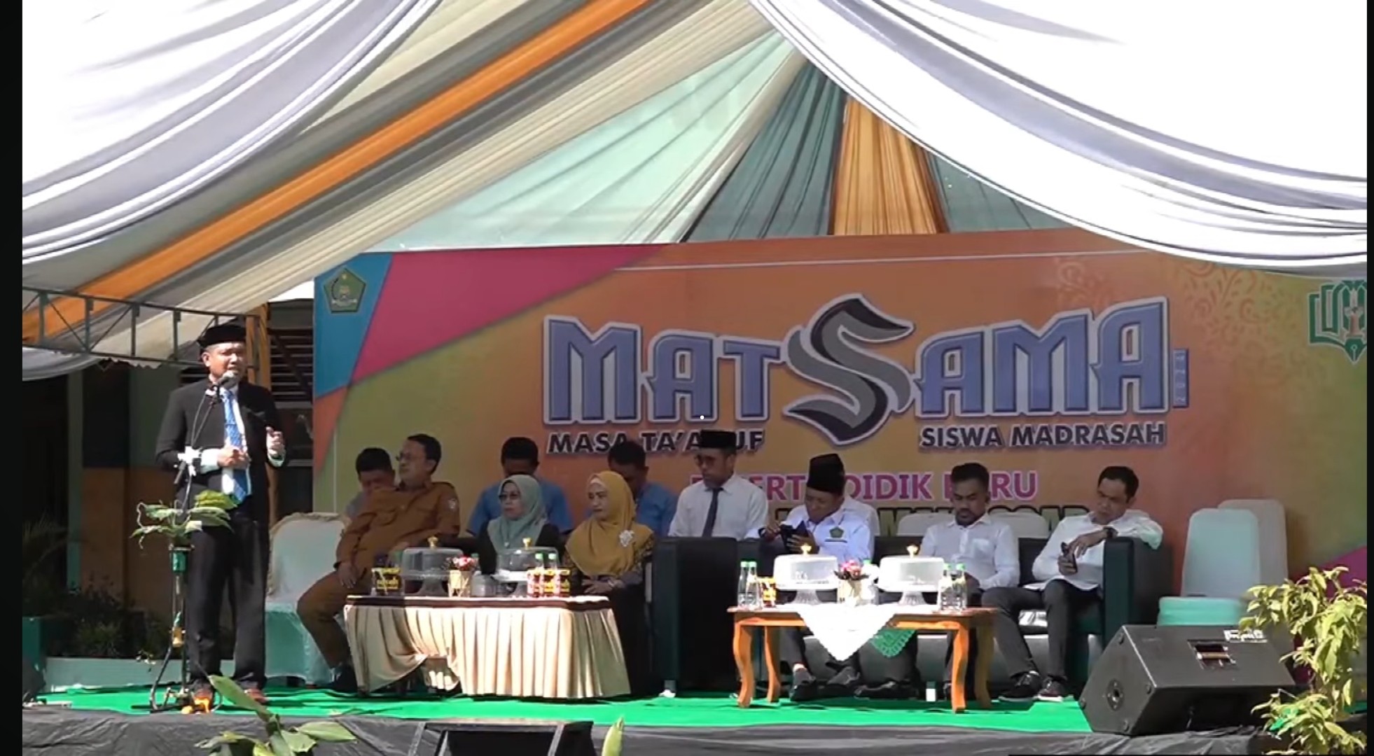 Madrasah Tsanawiyah (MTs) Negeri 1 Kota Makassar Menggelar Kegiatan MATSAMA (Masa Taaruf Siswa Madrasah) Periode Tahun 2024 - 2025